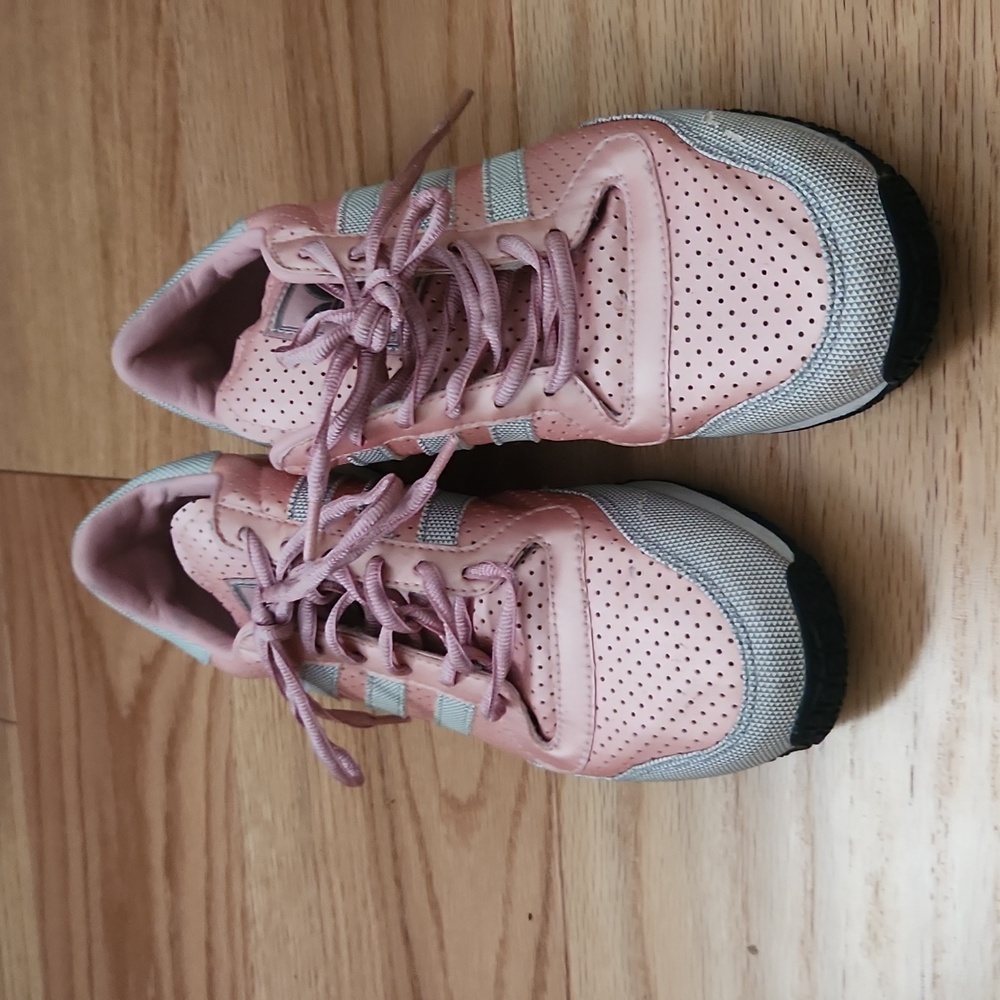Pink Adidas sneakers